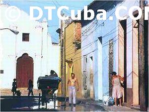 Calle del pueblo de Remedios.